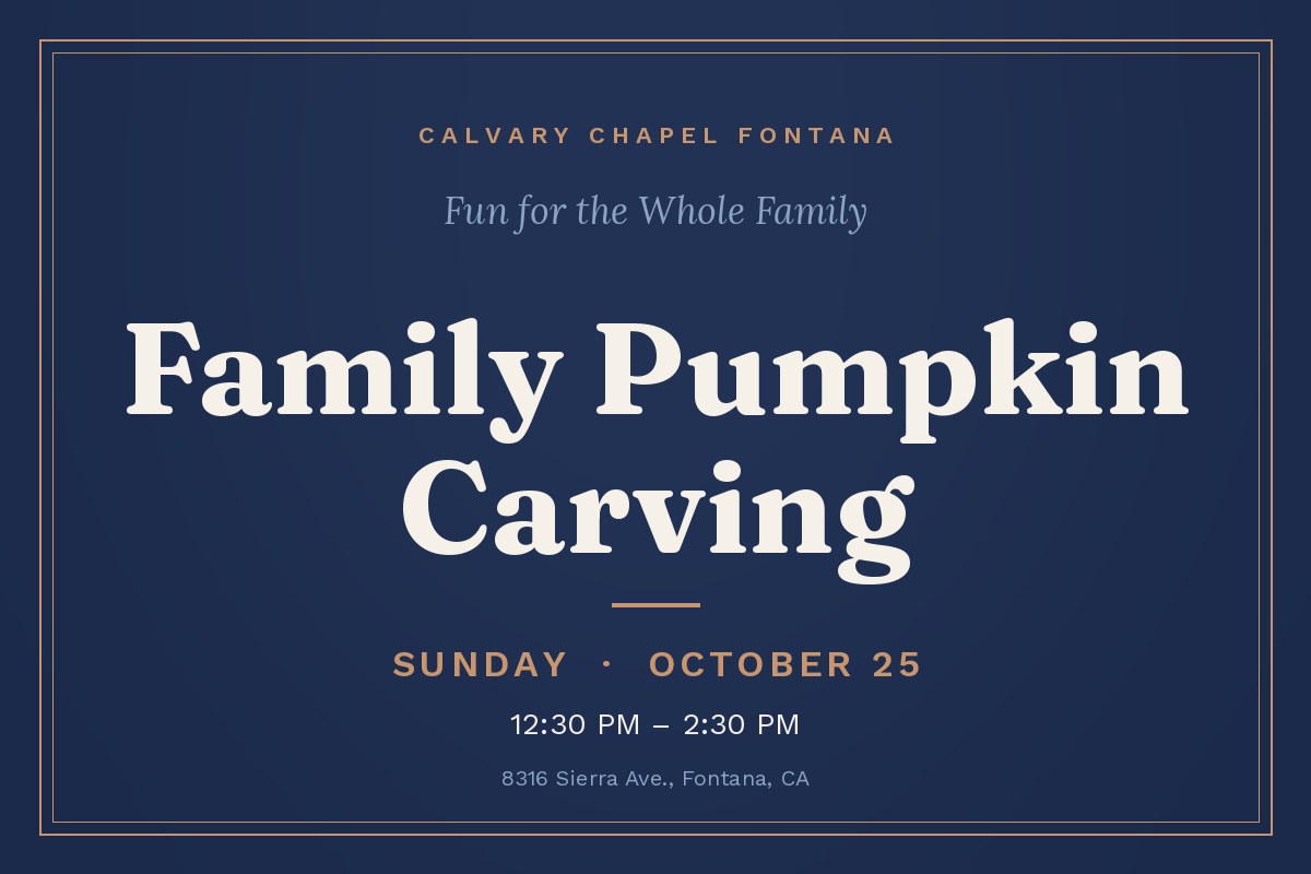 Family Pumpkin Carving - October 25