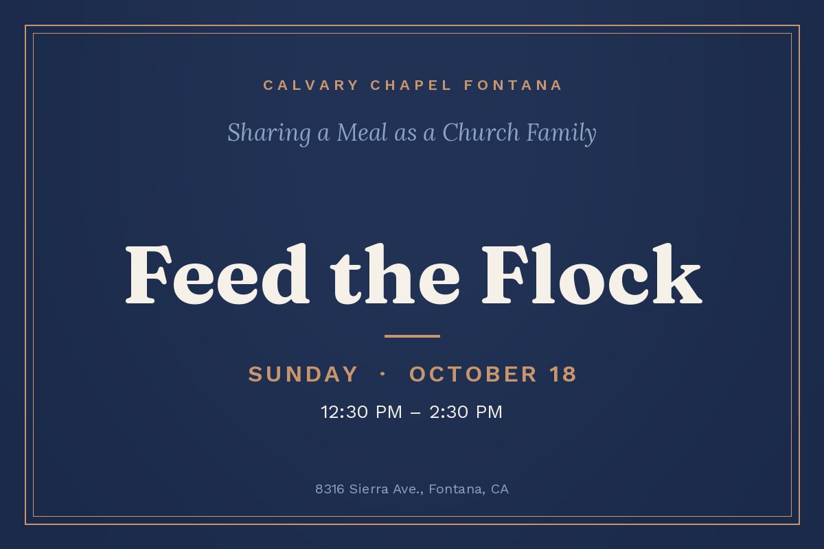 Feed the Flock - October 18